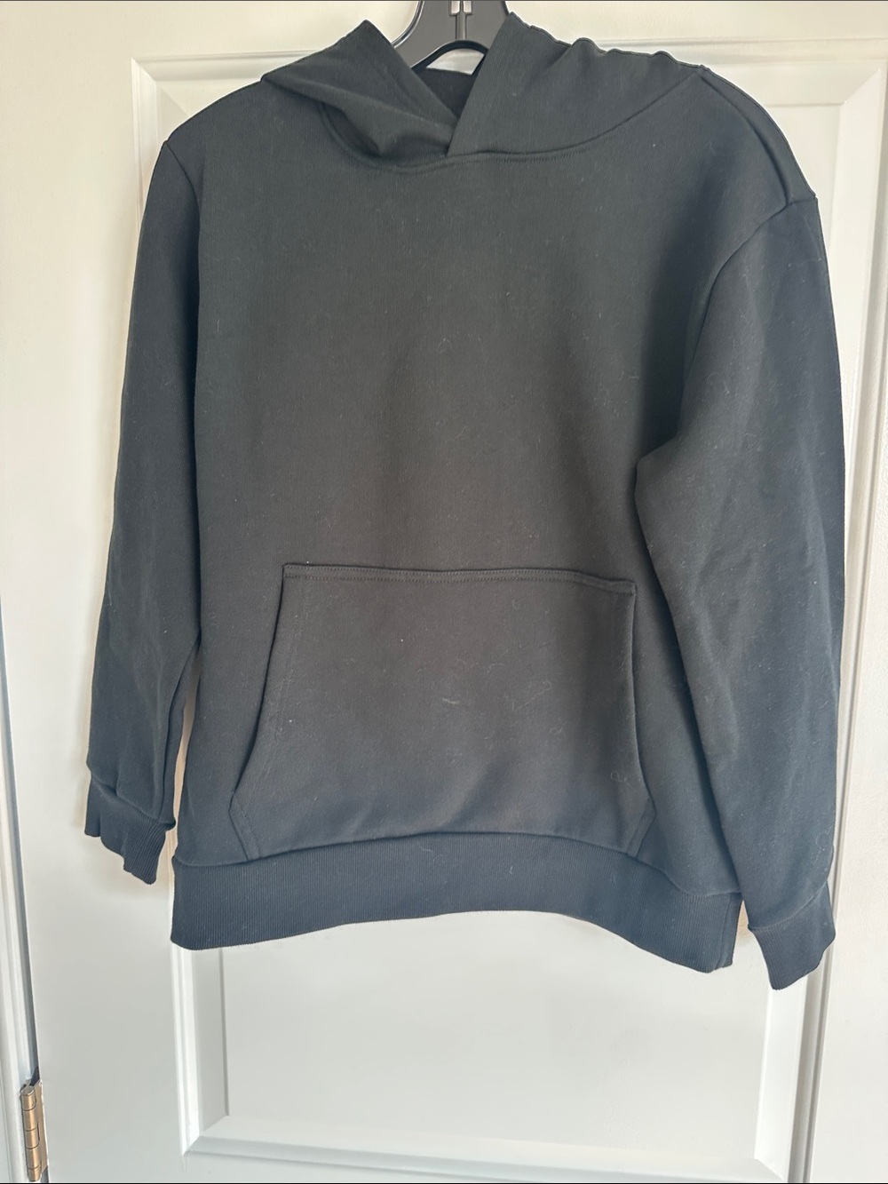 Kid's Bixby Black Hoodie Sweatshirt - Classic Pullover NWT Size L (12-14)